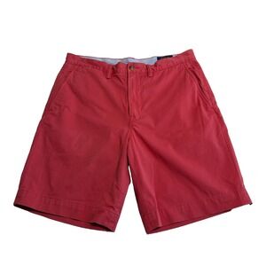 Polo Ralph Lauren Mens Stretch Classic Fit Chino Shorts Nantucket Red Sz 32